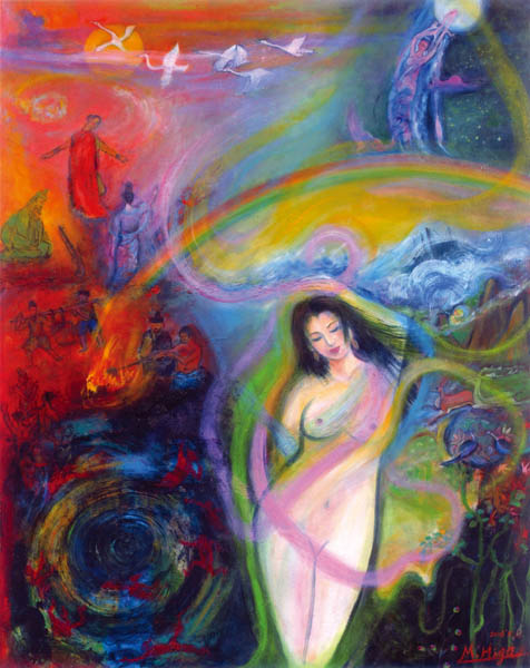 比嘉美津子油絵展