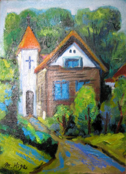 森の中の小さな教会